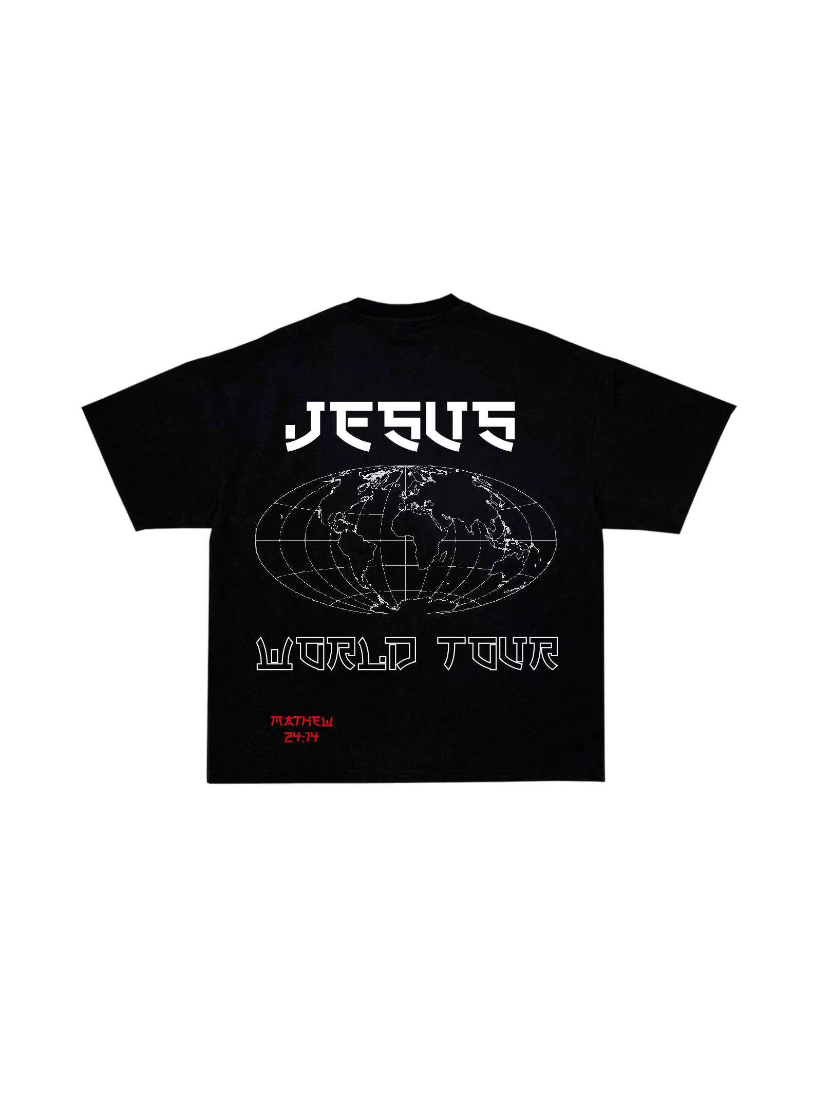 JESUS WORLD TOUR Graphic Design-OverSized